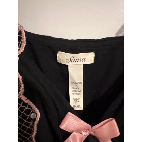 Soma Black Camisole Slip Nightgown – Size S - Picture 4 of 5